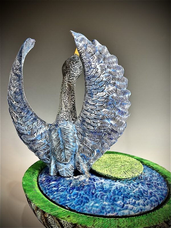Blue Spoonbill.  Sold - Image 2
